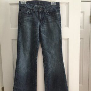 7 For All Mankind Dojo Flare Jean (Size 26)